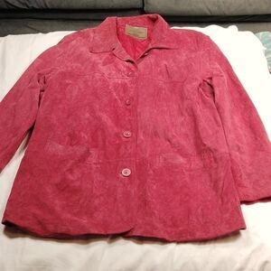 St. Johns Bay authentic womens leather jacket sized XL